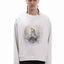 MARIA VINTAGE WHITE BOXY CREWNECK