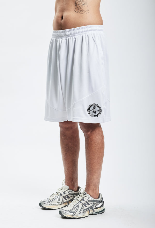 BLACK PLEATED SHORTS