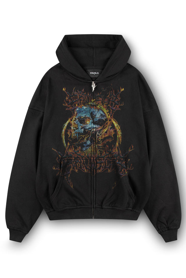 METAL DESTRUCTION BLACK FRONTZIP