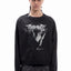 METAL GRIM BLACK BOXY CREWNECK