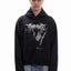 METAL GRIM BLACK BOXY HOODIE