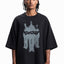 MISSION BLACK DISTRESSED T-SHIRT