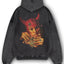 MONEY IS EVIL BLACK WASHED HOODIE