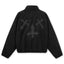 EMBROIDERY BLACK FLEECE JACKET [PRE ORDER]