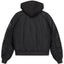 HOODED PUFFED BOMBER JACKET BLACK [PRE ORDER]