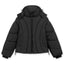 ABSTRACT BLACK PUFFER JACKET [PRE ORDER]