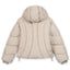 ABSTRACT TAUPE PUFFER JACKET [PRE ORDER]