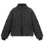 EMBROIDERY BLACK PUFFER JACKET [PRE ORDER]