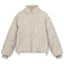 EMBROIDERY TAUPE PUFFER JACKET [PRE ORDER]