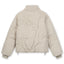 EMBROIDERY TAUPE PUFFER JACKET [PRE ORDER]