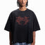 NIGHTRIDERS DISTRESSED BLACK SUN DRIED T-SHIRT