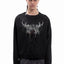 CROSS OF DEATH BLACK BOXY CREWNECK