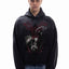 RED GRIM BLACK SUN DRIED BOXY HOODIE
