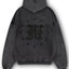 REPUBLIC BLACK WASHED HOODIE