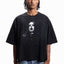 ROCKSTAR DISTRESSED BLACK SUN DRIED T-SHIRT