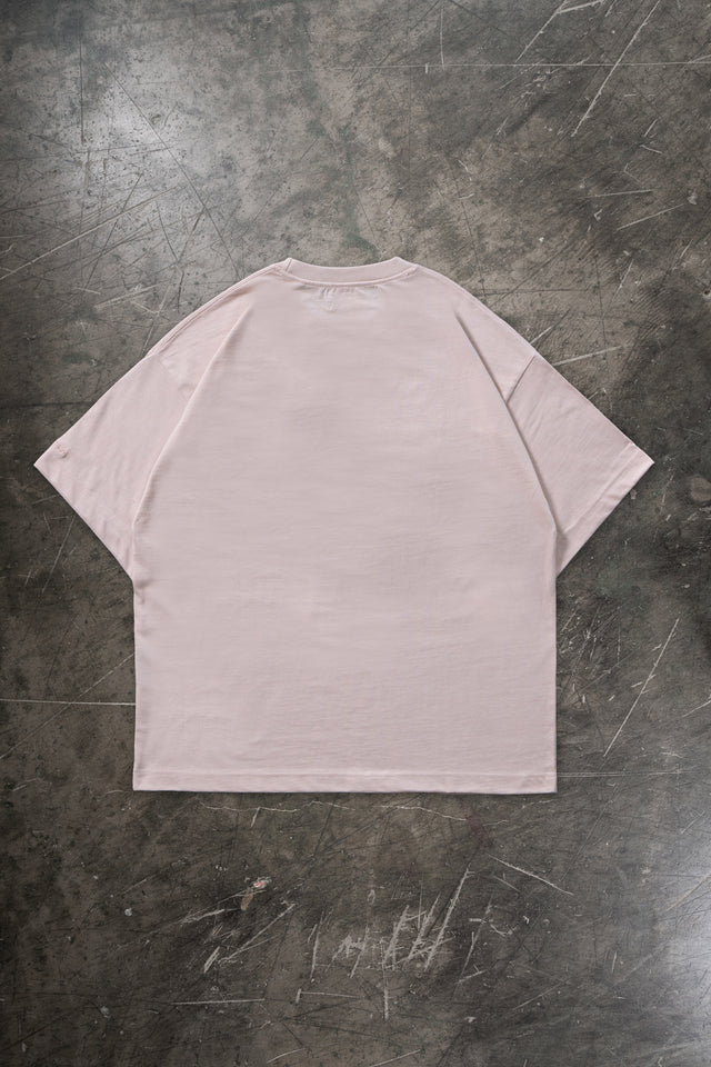 %ARCED SALMON T-SHIRT%