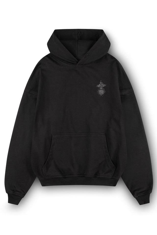 SCARED BLACK HOODIE