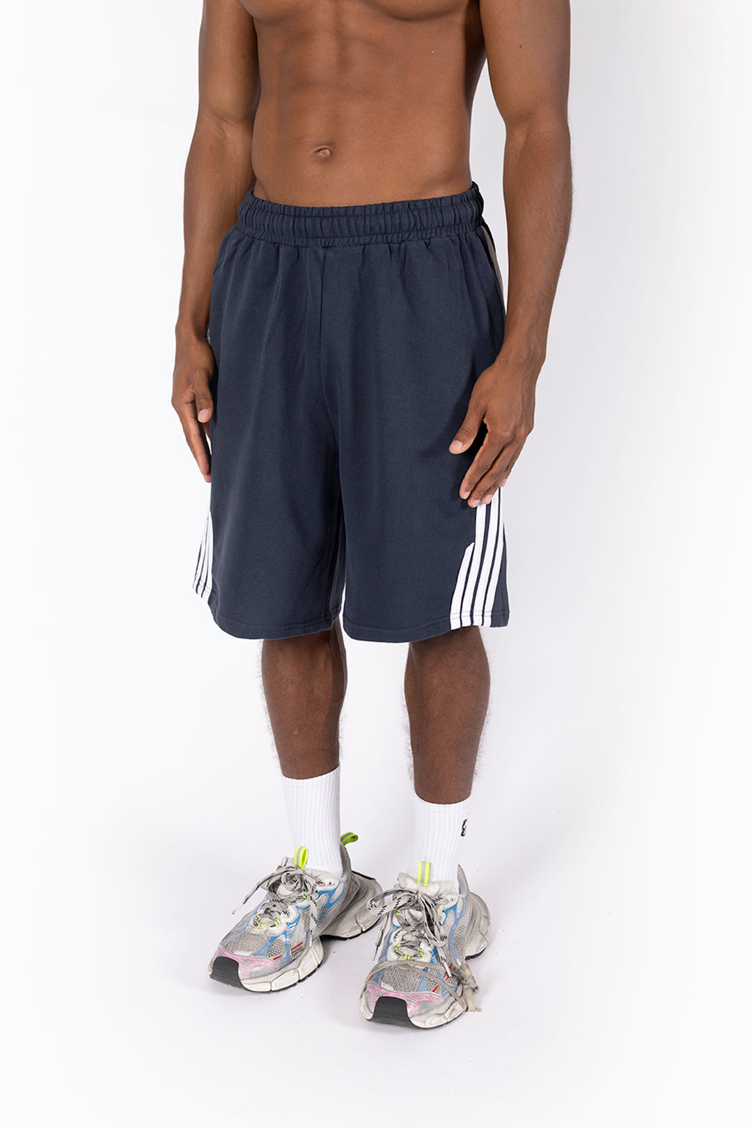 Fauzi Striped Shorts — COBALT main image 1