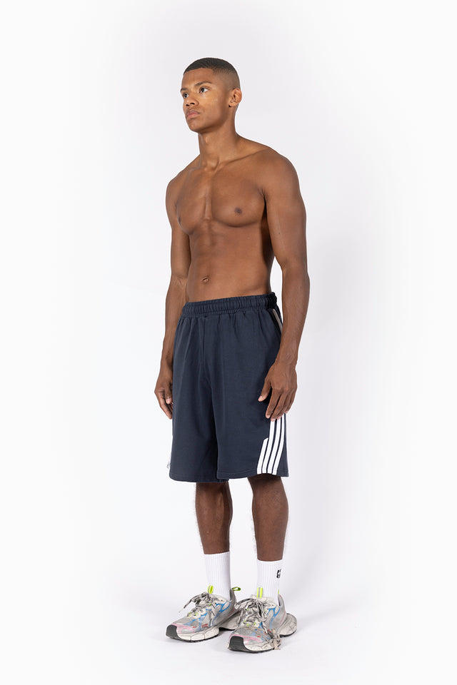 4 STRIPE NAVY CARBON SHORTS