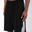 4 STRIPE BLACK SHORTS