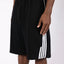 4 STRIPE BLACK SHORTS