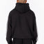 4 STRIPE BLACK FRONTZIP