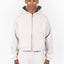 4 STRIPE GLACIER GREY FRONTZIP