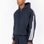 4 STRIPE NAVY CARBON FRONTZIP