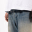 HEAVY BAGGY REGULAR WAVE WASH BLUE DENIM