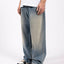 HEAVY BAGGY REGULAR WAVE WASH BLUE DENIM