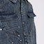 HEAVY CUTLINE BLUE WAVE WASHED DENIM JACKET [PRE ORDER]