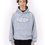 LIGHT GRAY MELANGE FRONT ZIP 