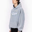 LIGHT GRAY MELANGE FRONT ZIP 