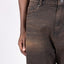 HEAVY BAGGY REGULAR BROWN DENIM