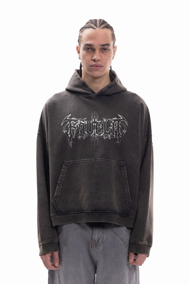 NIGHTBORN ANTHRA BOXY HOODIE
