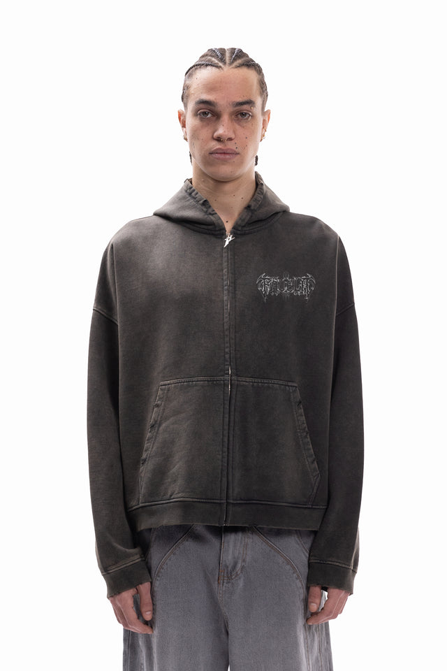 NIGHTBORN ANTHRA BOXY FRONTZIP