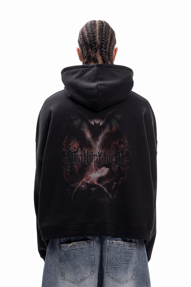 SOULLESS BLACK BOXY FRONTZIP