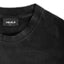 LIGHTNING OUTLINE ENZYME BLACK DISTRESSED T-SHIRT