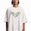 TRIBAL CAMO BOXY VANILLA T-SHIRT