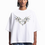 TRIBAL CAMO BOXY WHITE T-SHIRT