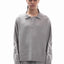 TRIBAL KNIT POLO SWEATER GREY