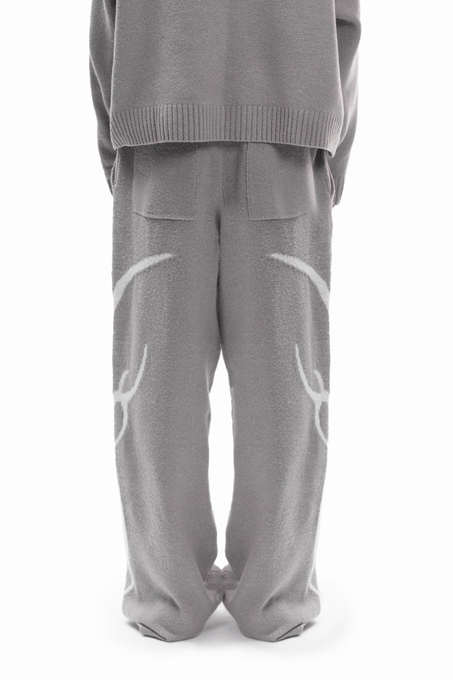 TRIBAL KNIT JOGGER GREY