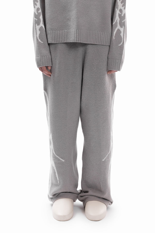 TRIBAL KNIT JOGGER GREY