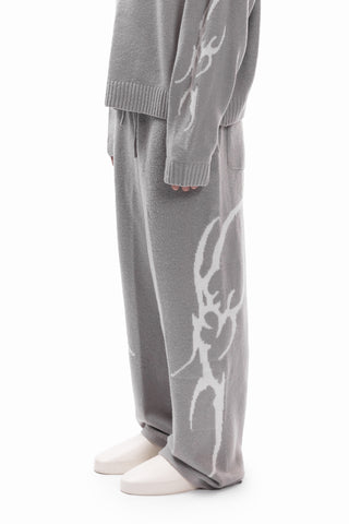 TRIBAL KNIT JOGGER GREY