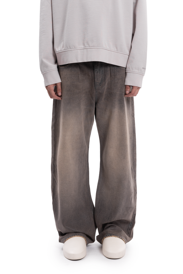 WAXED BALLOON DART DENIM MUD WAXED