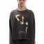 ECSTASY ANTHRA BOXY CREWNECK
