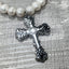 FRESH WATER PEARL CROSS CHAIN