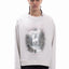 CRYSTAL DAWN VINTAGE WHITE BOXY CREWNECK