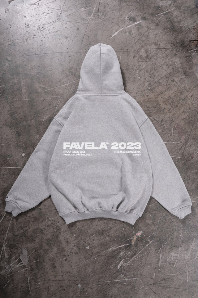 Favela Hoodie in Grey - 2023 Collection