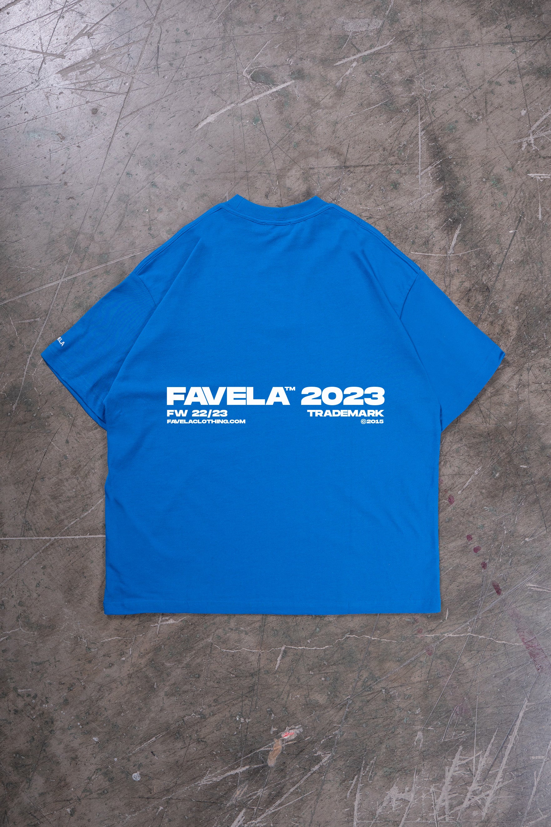 Favela Clothing 2023 T-Shirt Collection. T-Shirt in Royal Blue